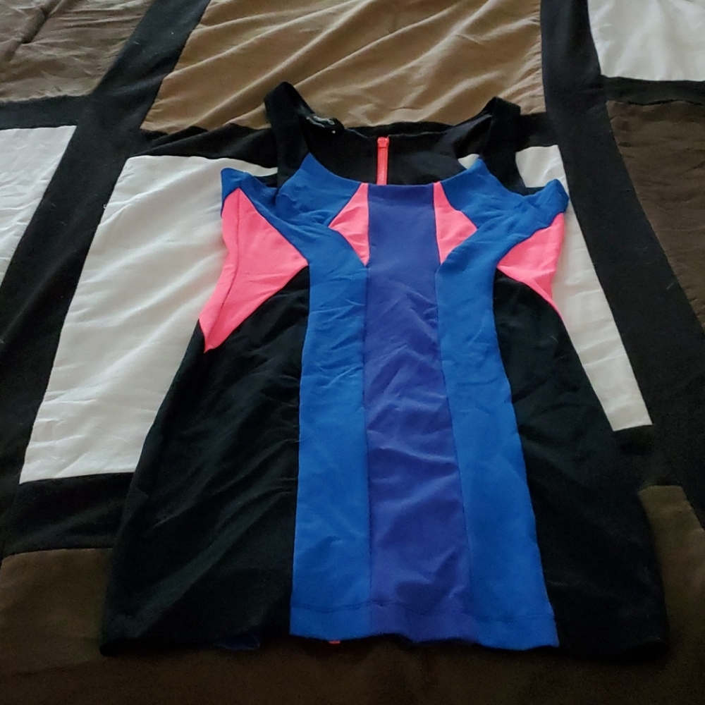 Bebe color block dress